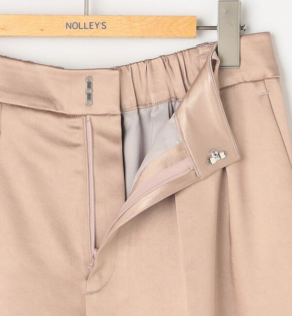 NOLLEY'S「ウォッシャブル2タックサテンワイドパンツ」|その他|