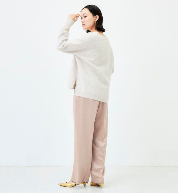 NOLLEY'S「ウォッシャブル2タックサテンワイドパンツ」|その他|
