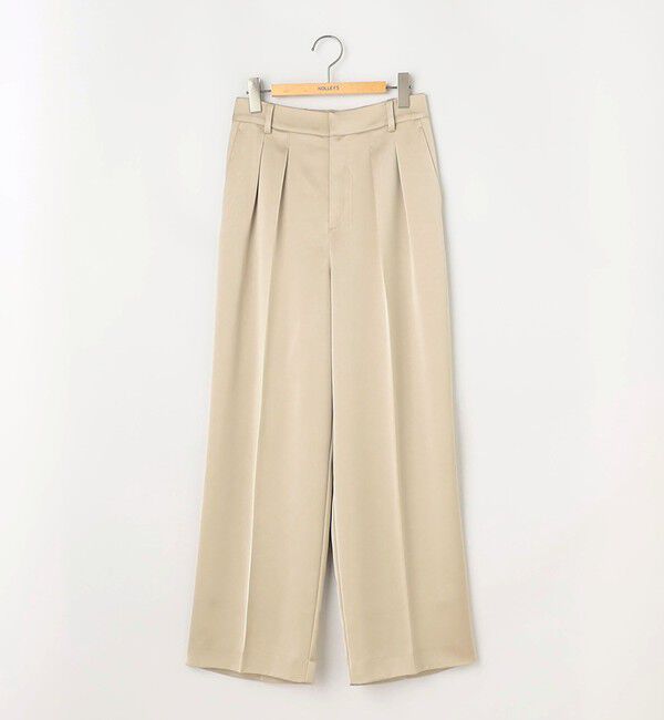 NOLLEY'S「ウォッシャブル2タックサテンワイドパンツ」|その他|