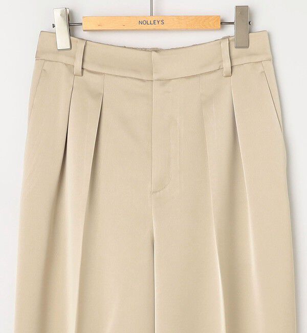NOLLEY'S「ウォッシャブル2タックサテンワイドパンツ」|その他|