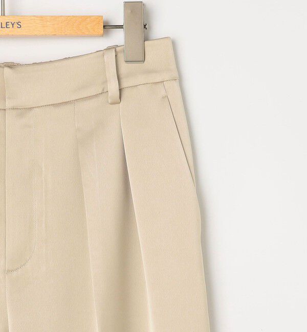 NOLLEY'S「ウォッシャブル2タックサテンワイドパンツ」|その他|