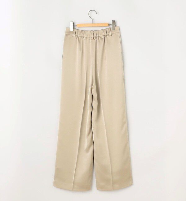 NOLLEY'S「ウォッシャブル2タックサテンワイドパンツ」|その他|