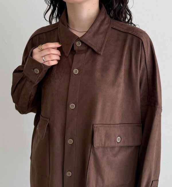 fredy emue「【LANCER CLOTHING CORPORATION】OVER SHIRTS SUEDE」|シャツ・ブラウス|
