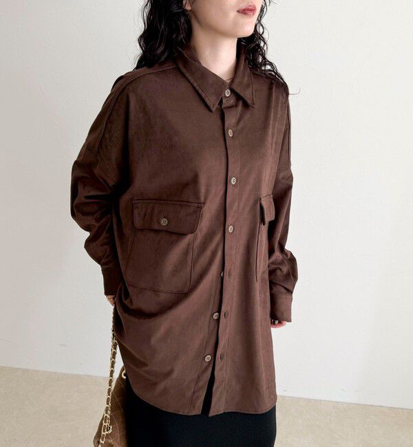 fredy emue「【LANCER CLOTHING CORPORATION】OVER SHIRTS SUEDE」|シャツ・ブラウス|