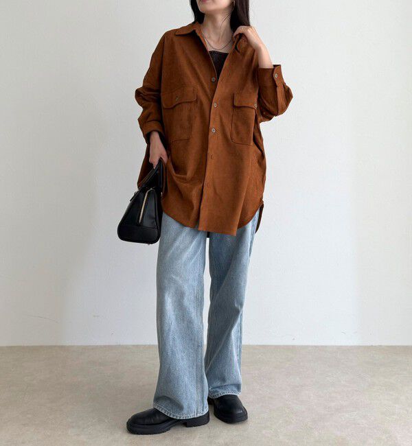 fredy emue「【LANCER CLOTHING CORPORATION】OVER SHIRTS SUEDE」|シャツ・ブラウス|