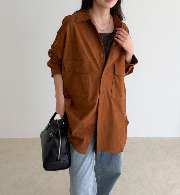 fredy emue「【LANCER CLOTHING CORPORATION】OVER SHIRTS SUEDE」|シャツ・ブラウス|