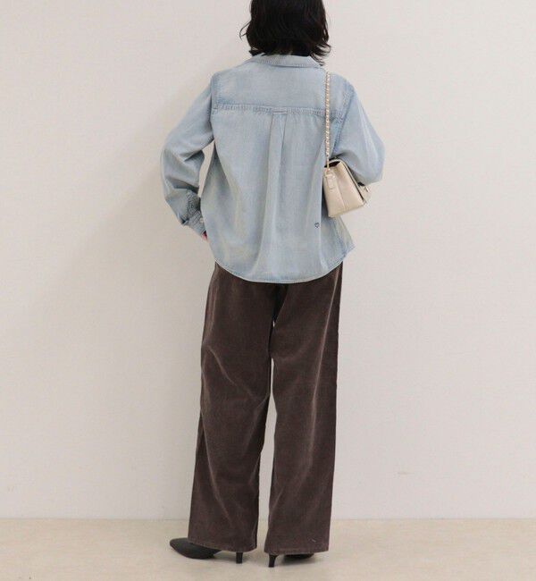 fredy emue「クロップドデニムジャケットシャツ」|シャツ・ブラウス|