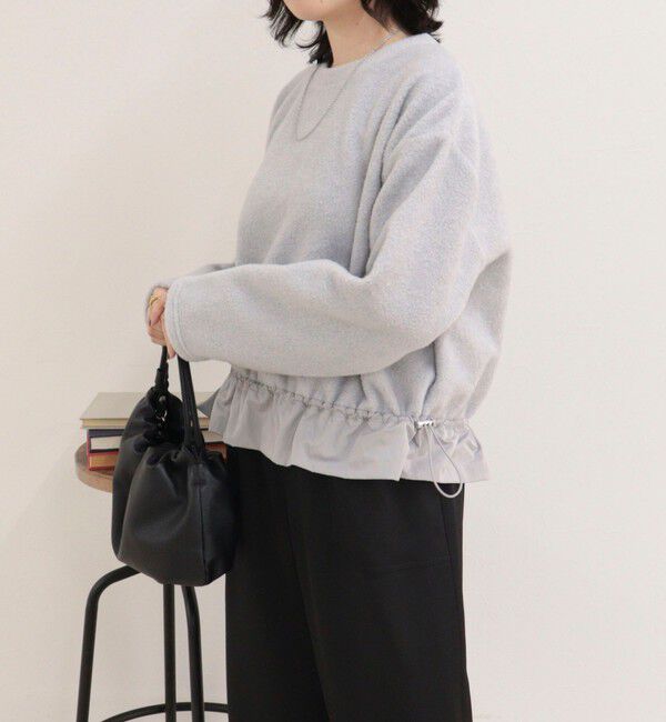 fredy emue「ブークレ裾ドロストプルオーバー」|Tシャツ・カットソー|