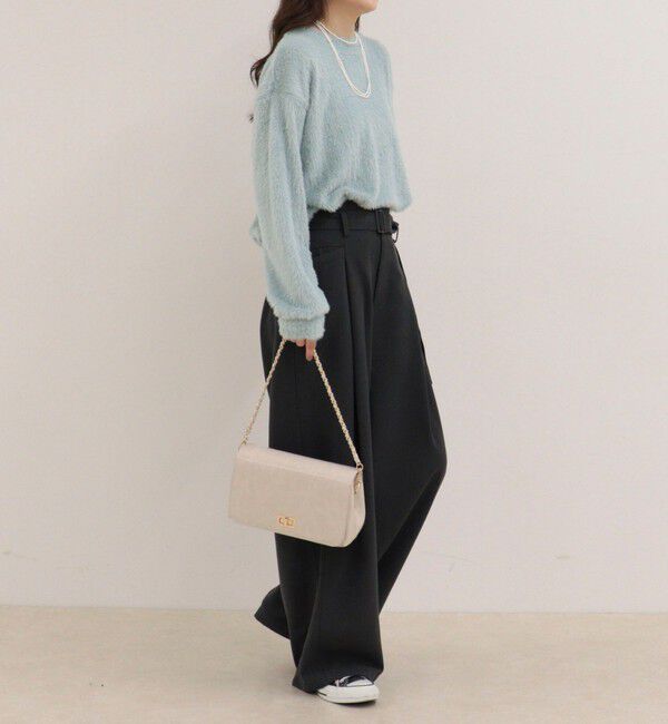 fredy emue「シャギー裾タックプルオーバー」|Tシャツ・カットソー|