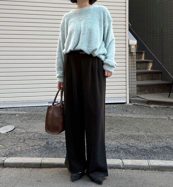 fredy emue「シャギー裾タックプルオーバー」|Tシャツ・カットソー|
