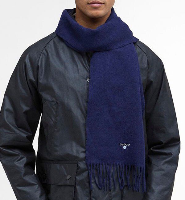 GLOSTER「【BARBOUR/バブアー】PLAIN LAMBSWOOL SCARF」|マフラー|