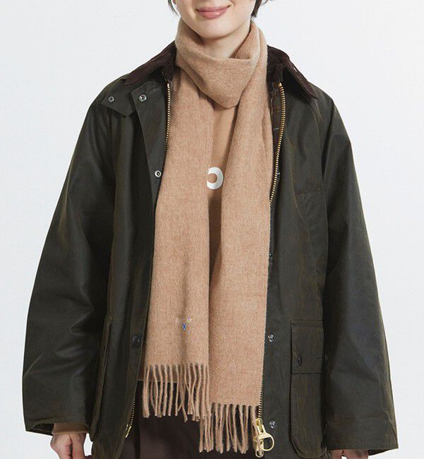 GLOSTER「【BARBOUR/バブアー】PLAIN LAMBSWOOL SCARF」|マフラー|