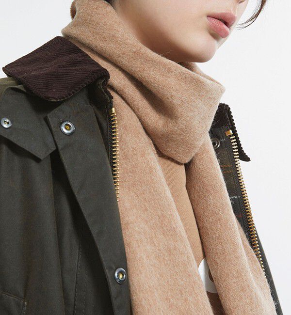 GLOSTER「【BARBOUR/バブアー】PLAIN LAMBSWOOL SCARF」|マフラー|