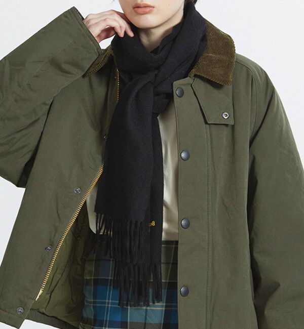 GLOSTER「【BARBOUR/バブアー】PLAIN LAMBSWOOL SCARF」|マフラー|