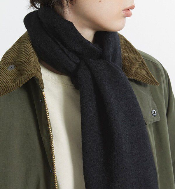 GLOSTER「【BARBOUR/バブアー】PLAIN LAMBSWOOL SCARF」|マフラー|