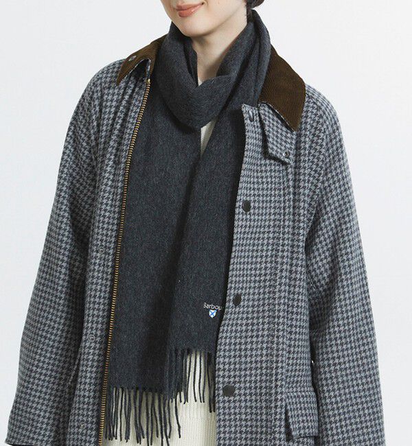 GLOSTER「【BARBOUR/バブアー】PLAIN LAMBSWOOL SCARF」|マフラー|