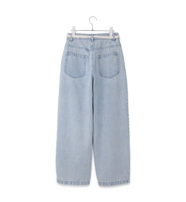 ADAM ET ROPE'「【WEB限定】2タックカーブデニムパンツ」|デニム|
