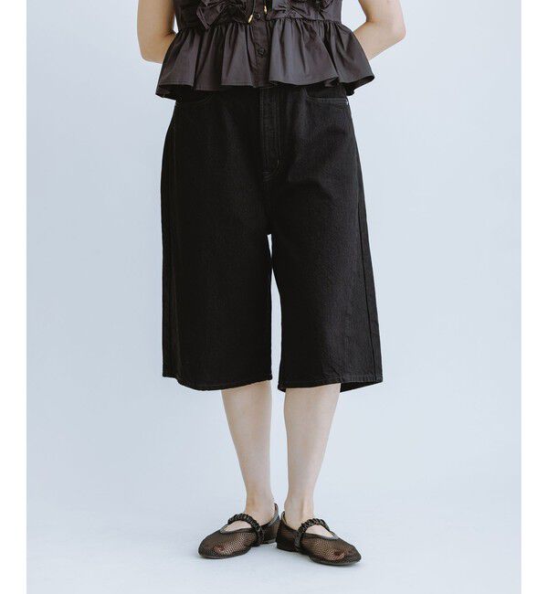 ADAM ET ROPE'「【NEEDBY for ADAM ET ROPE'】別注 RILLEY」|デニム|ブラック(01)