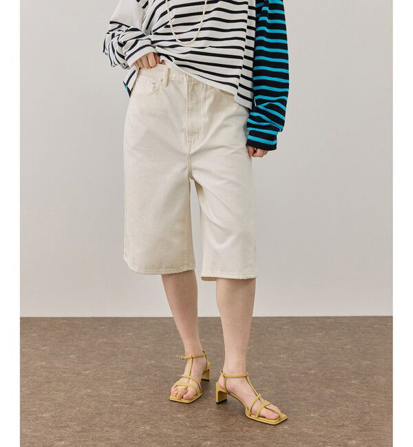 ADAM ET ROPE'「【NEEDBY for ADAM ET ROPE'】別注 RILLEY」|デニム|オフホワイト(15)