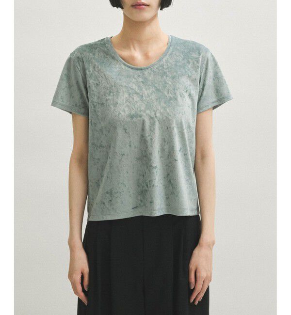 ADAM ET ROPE'「クラッシュベロアTEE」|Tシャツ・カットソー|
