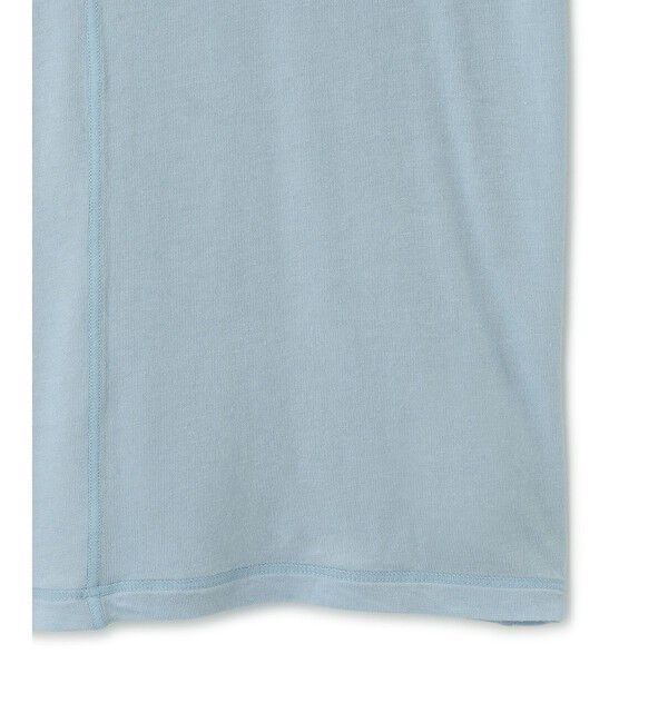 ADAM ET ROPE'「【サステナブル】エアリーシアーカフスカットソー」|Tシャツ・カットソー|