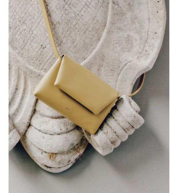 ADAM ET ROPE'「【PFT】Roll Flap mini Pouch」|ポーチ|ベージュ系(28)