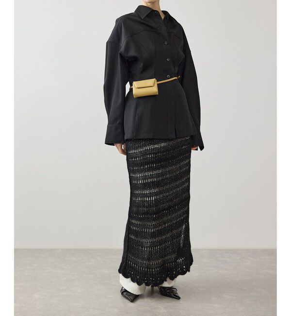 ADAM ET ROPE'「【PFT】Roll Flap mini Pouch」|ポーチ|