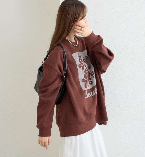  「クロスステッチプリントスウェット」|Tシャツ・カットソー|