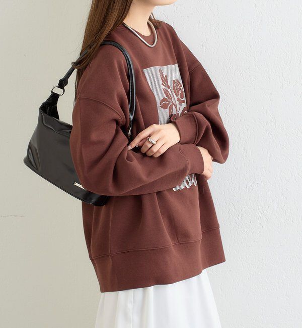  「クロスステッチプリントスウェット」|Tシャツ・カットソー|