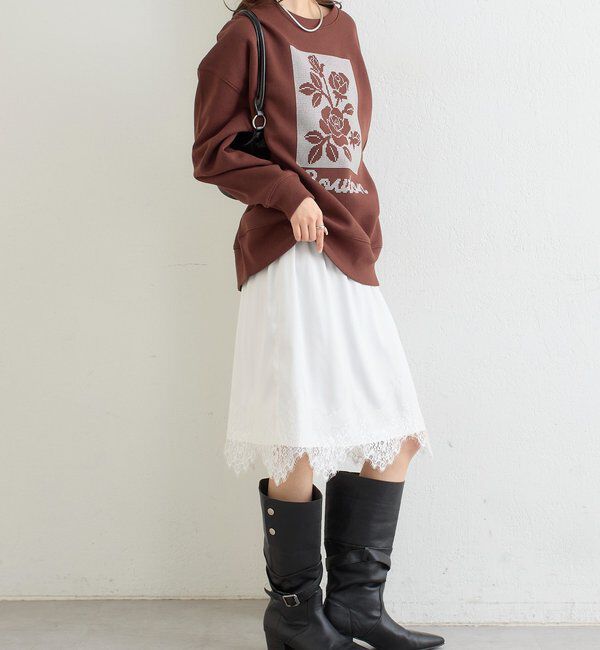  「クロスステッチプリントスウェット」|Tシャツ・カットソー|