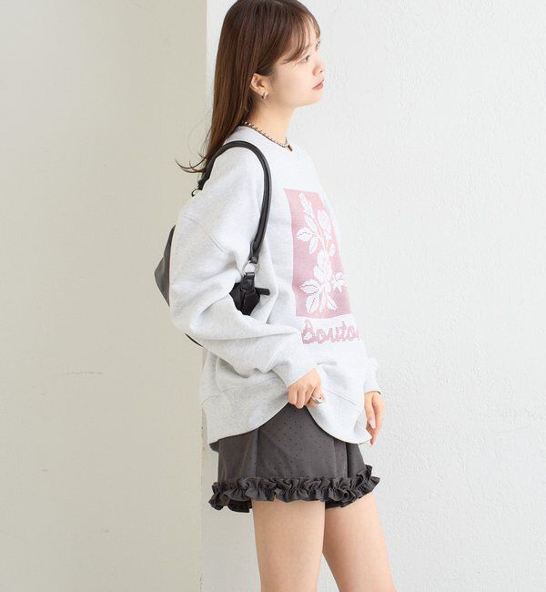  「クロスステッチプリントスウェット」|Tシャツ・カットソー|