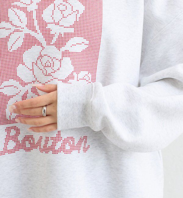  「クロスステッチプリントスウェット」|Tシャツ・カットソー|