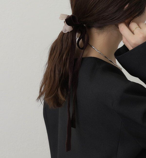  「フリルベロアリボンシュシュ」|その他|