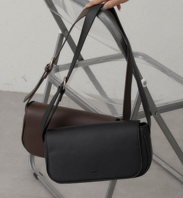  「ステッチフラップBAG」|トートバッグ|ブラック