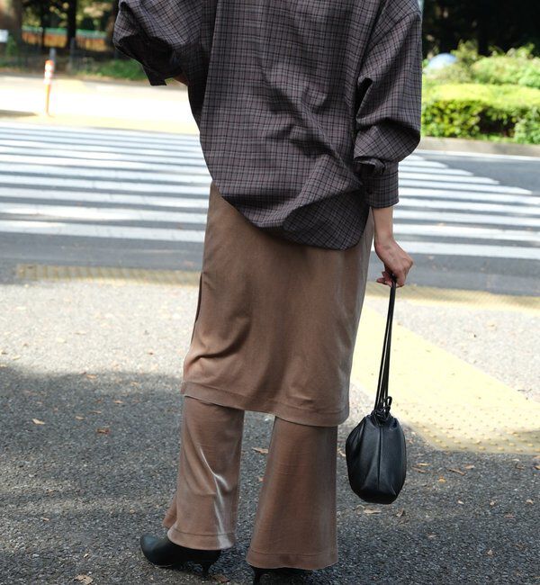  「【Silhouette Hacker】ベロアレイヤードパンツ」|その他|