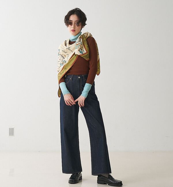 collex「【manipuri/マニプリ】ワンダーランド ウールシルクストール 大判 イラス」|マフラー|