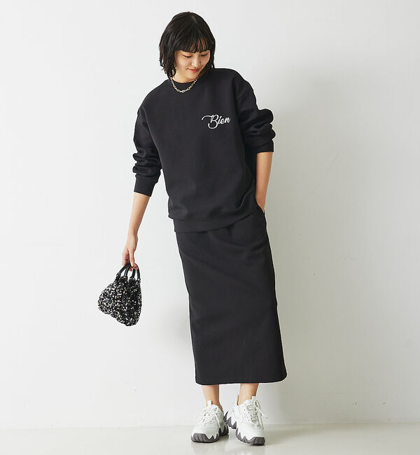 abahouse mavie「【セットアップ対応】シルキーダンボールタイトスカート」|スカート|