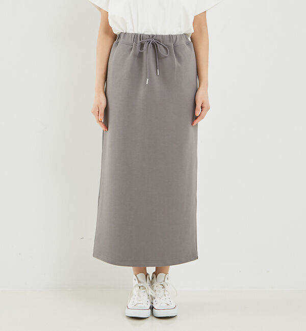 abahouse mavie「【セットアップ対応】シルキーダンボールタイトスカート」|スカート|
