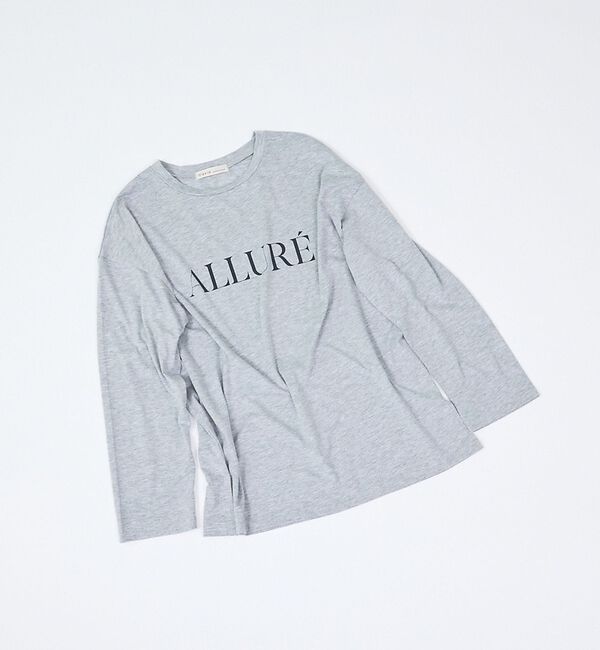abahouse mavie「ロゴロングTシャツ」|Tシャツ・カットソー|グレー