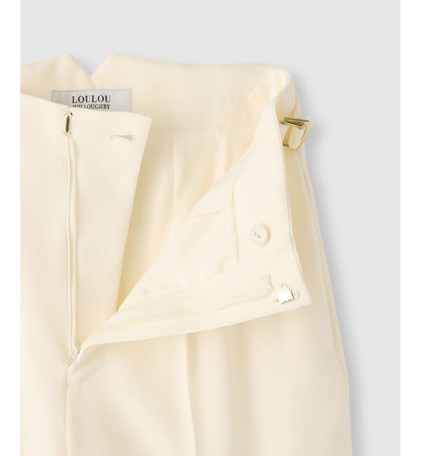 LOULOU WILLOUGHBY「◇ハイバックテーパードパンツ」|スラックス|