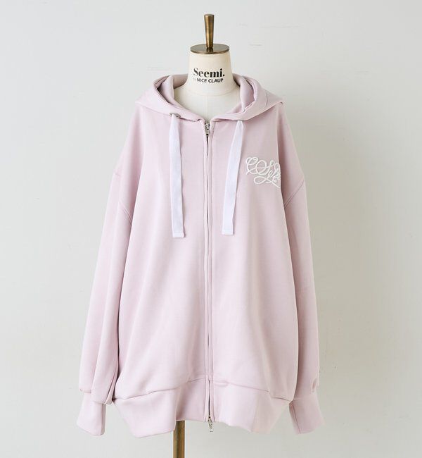 Seemi.by NICE CLAUP「【Seemi.by NICE CLAUP】Seemi.刺しゅう入りパーカー」|プルオーバー|