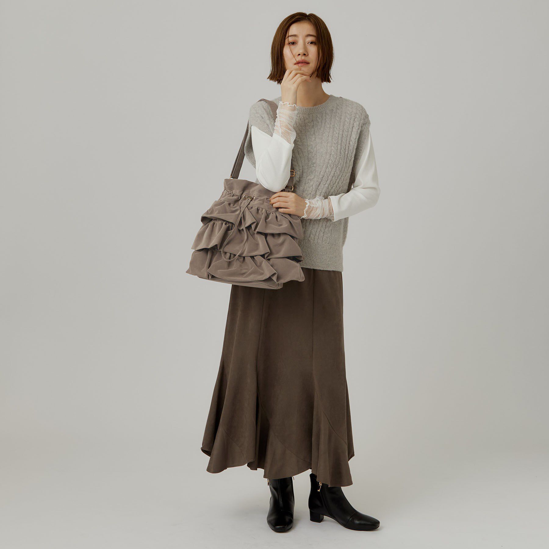 grove「人気BAGにドット柄・レースが新登場！ティアードドロストショルダー」|ショルダー・メッセンジャー|