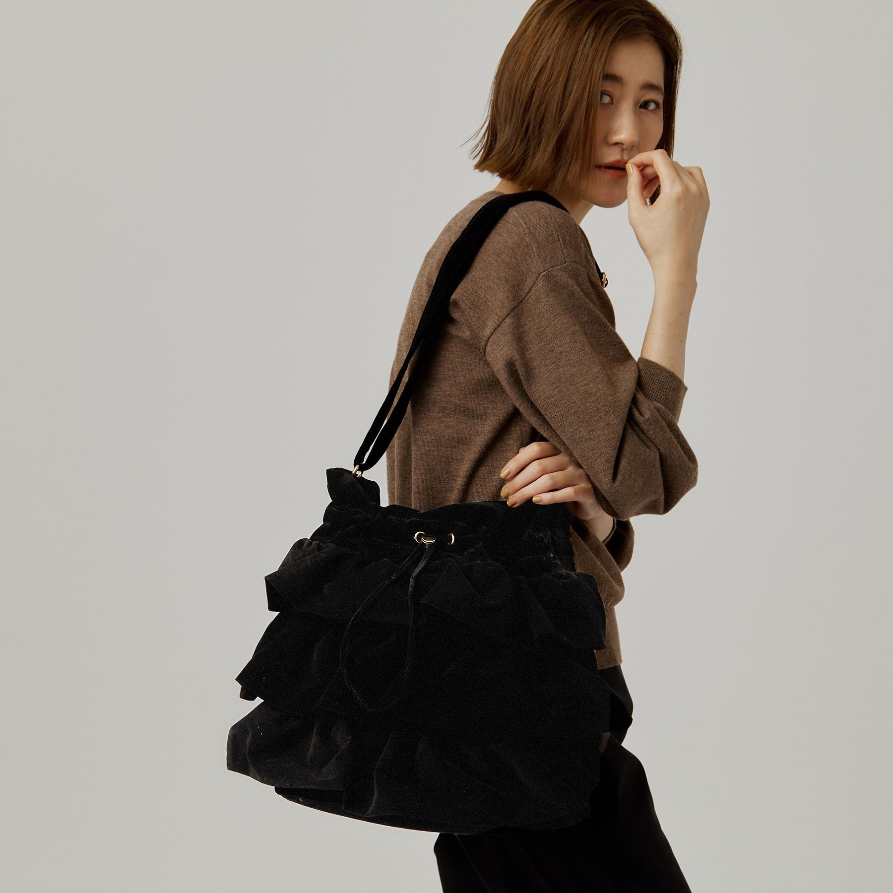 grove「人気BAGにドット柄・レースが新登場！ティアードドロストショルダー」|ショルダー・メッセンジャー|