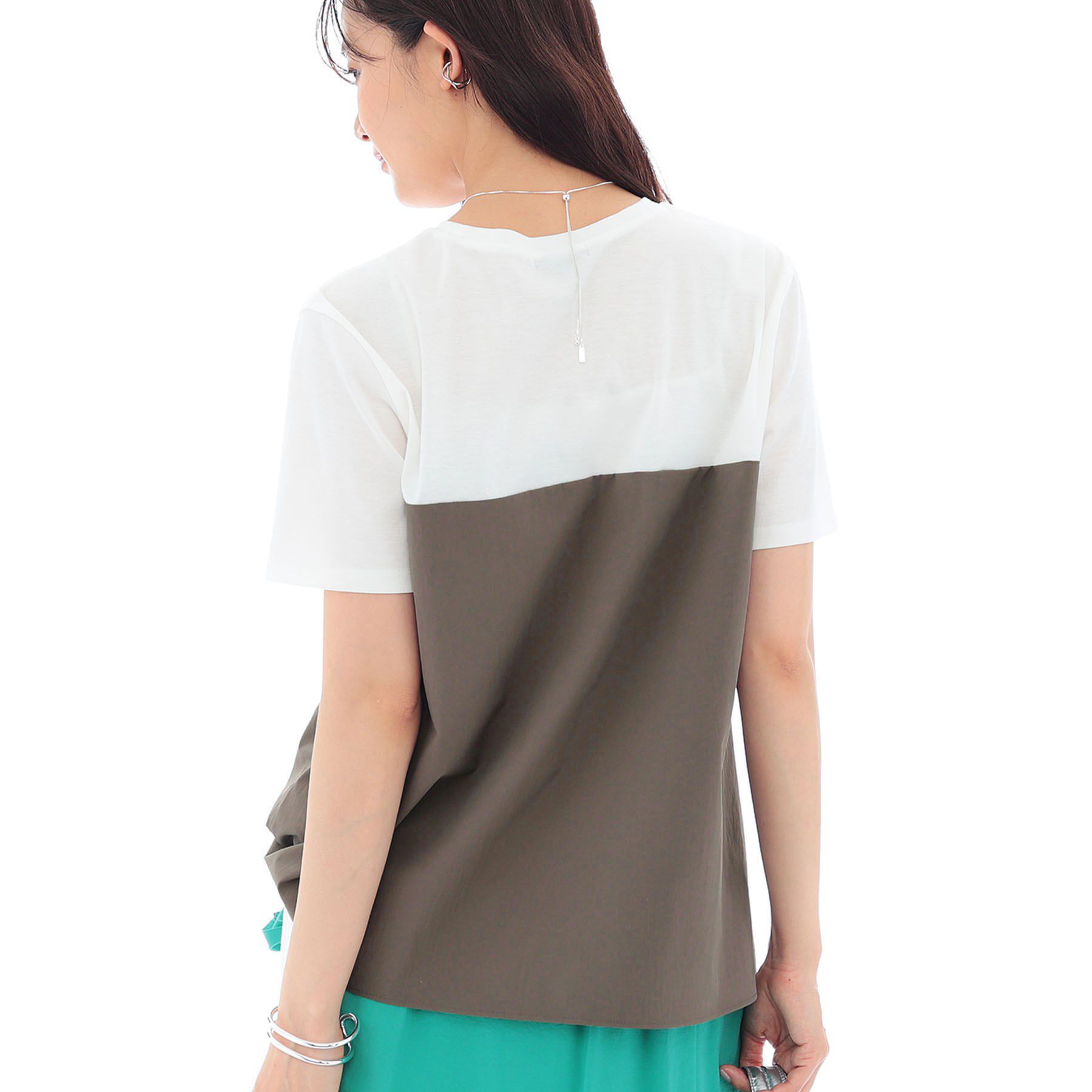 INDIVI「【洗える】ビスチェレイヤード風トップス」|Tシャツ・カットソー|