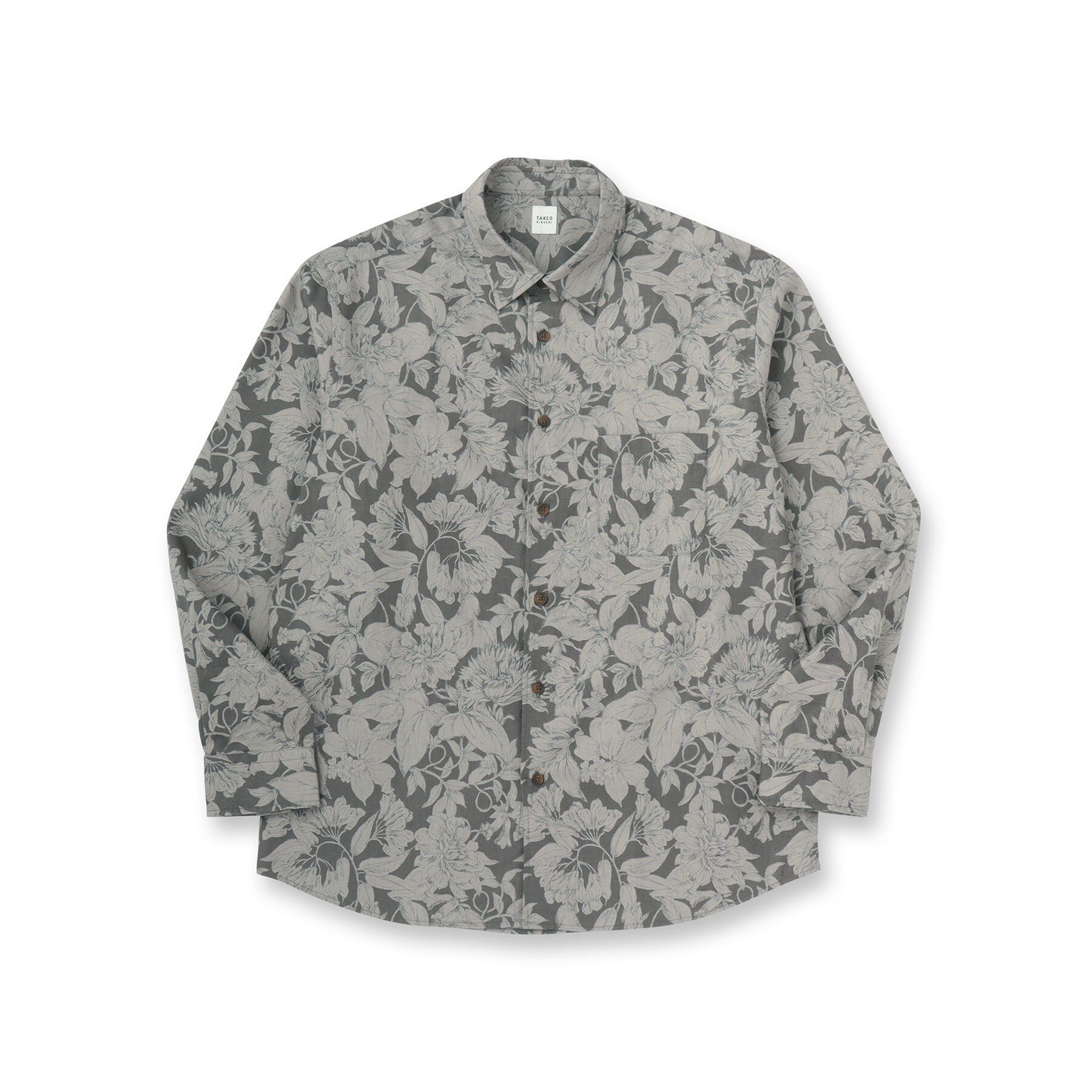 TAKEO KIKUCHI「【LIMITED】フラワープリント長袖シャツ」|シャツ・ブラウス|