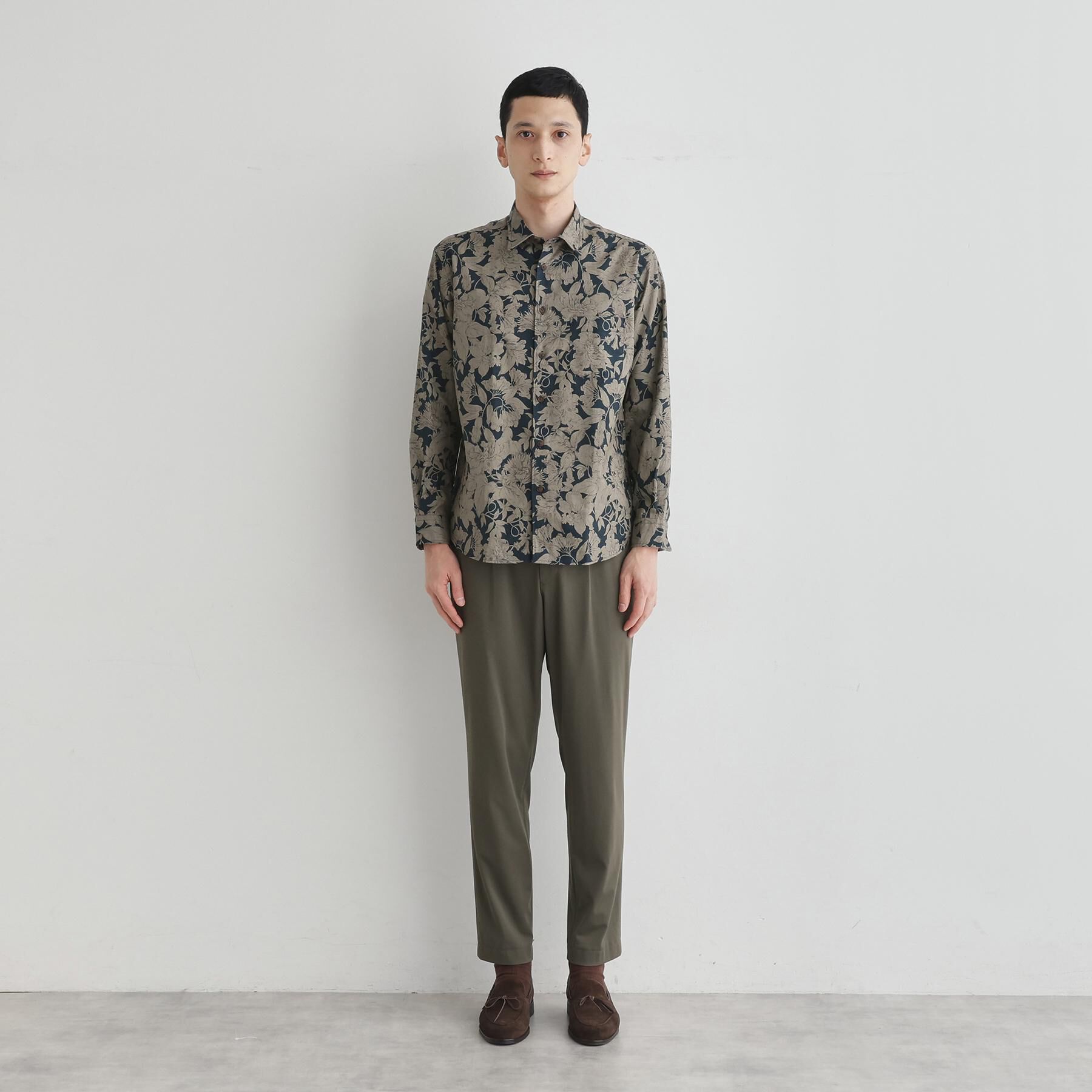 TAKEO KIKUCHI「【LIMITED】フラワープリント長袖シャツ」|シャツ・ブラウス|