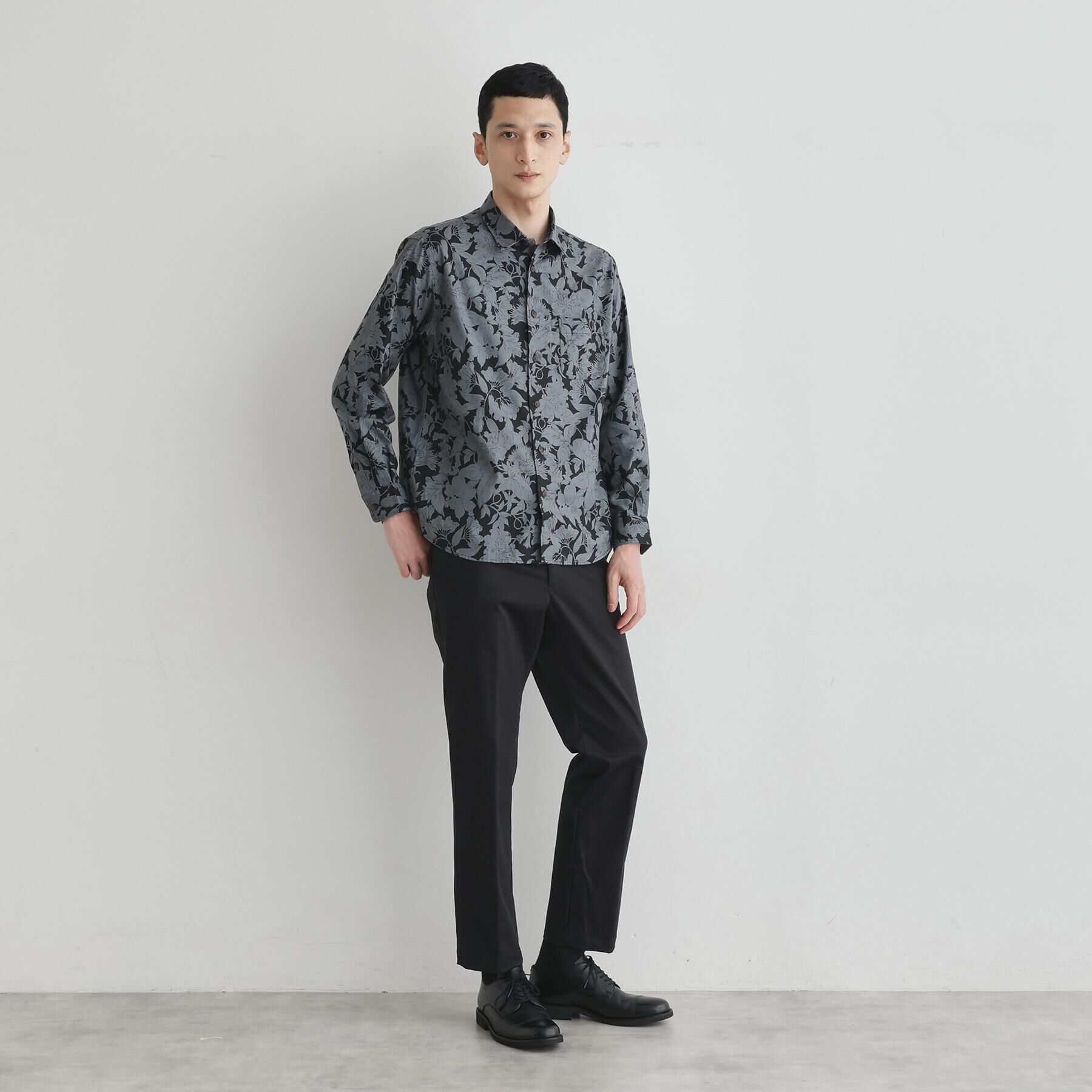 TAKEO KIKUCHI「【LIMITED】フラワープリント長袖シャツ」|シャツ・ブラウス|