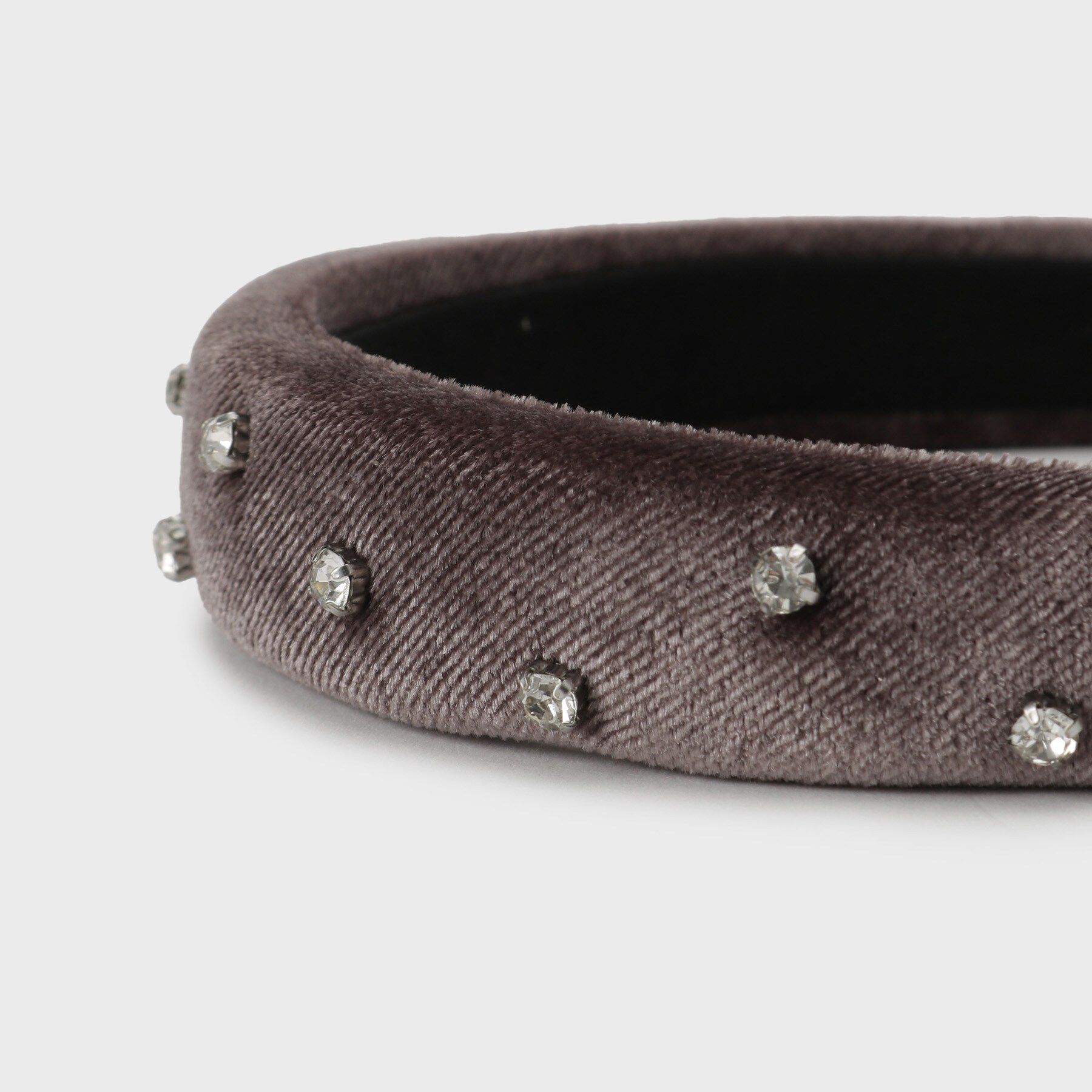 OPAQUE.CLIP「ビジューデザインベロアカチューシャ」|その他|