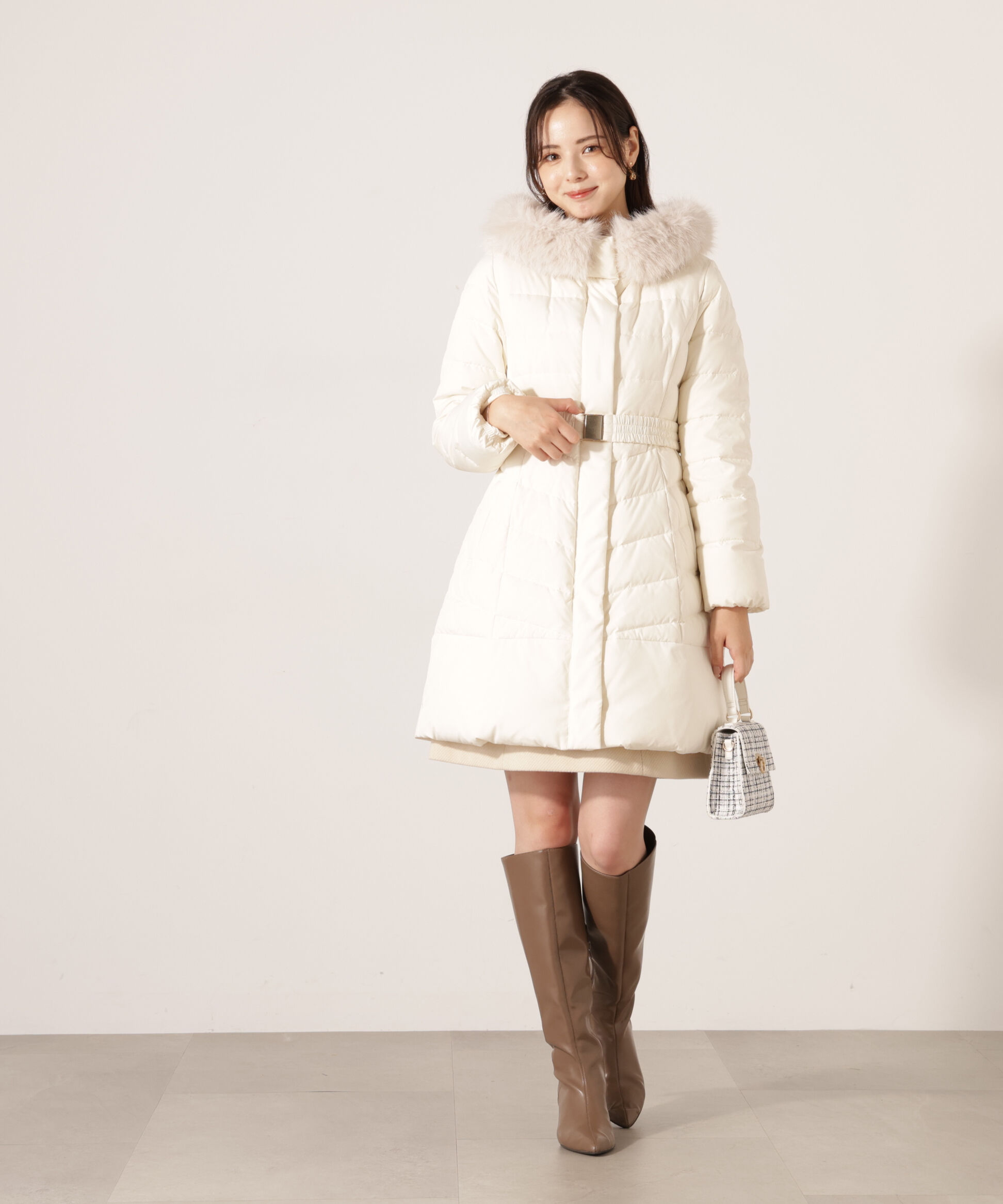 PROPORTION BODY DRESSING「ベルト付ダウン 25AW」|その他|