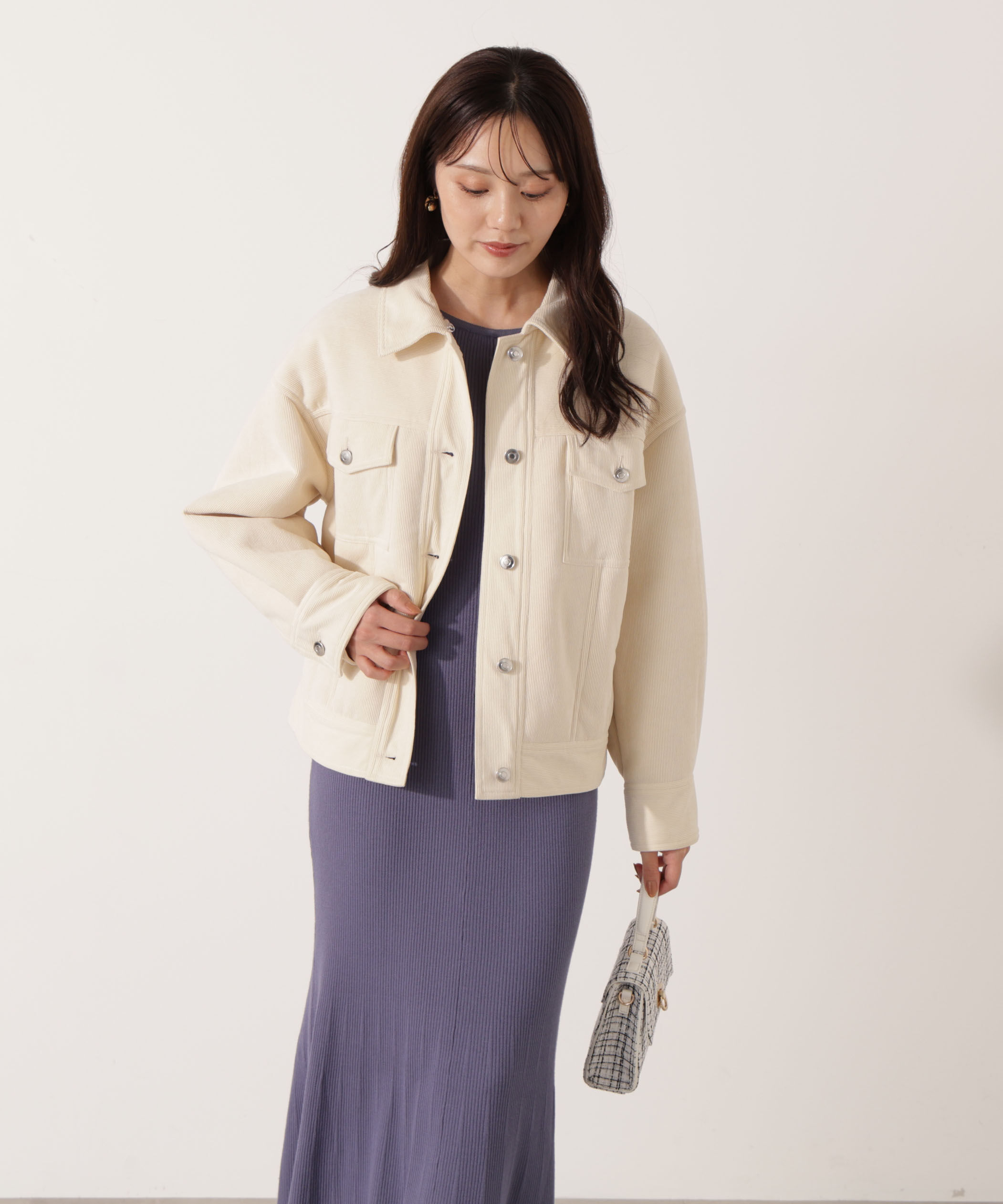 PROPORTION BODY DRESSING「コーデュロイブルゾン 25AW」|ブルゾン・スタジャン|